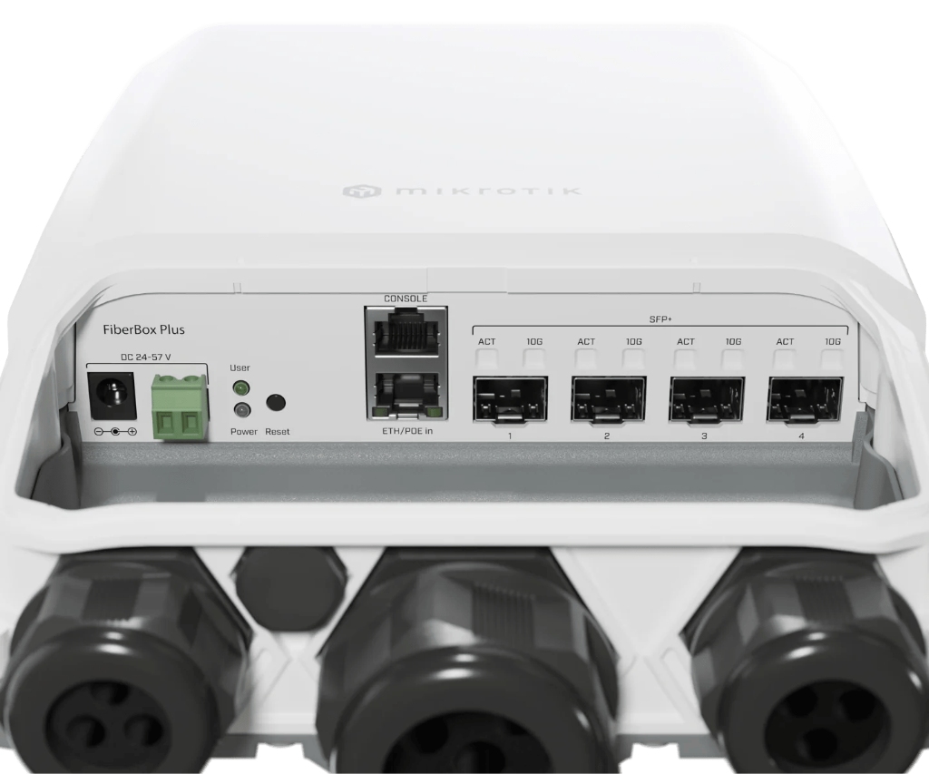 Mikrotik CRS305-1G-4S+OUT Mikrotik CRS305-1G-4S+OUT 10G Fiber Switch - 4x SFP+ Port, IP66 Dış Ortam ürün görseli 4 - wifidepo