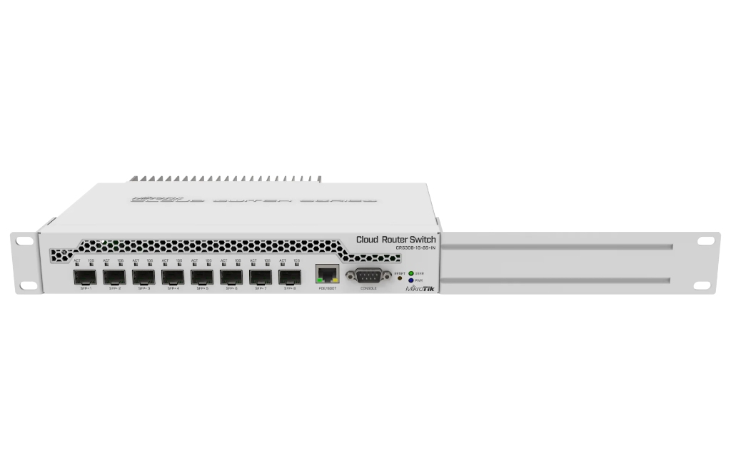 -Mikrotik CRS309-1G-8S+IN 10G Fiber Switch, 8× SFP+ Port, 162 Gbps Kapasite