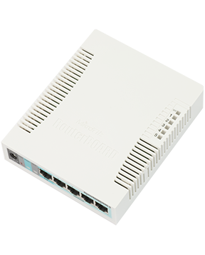 CSS106-5G-1S-Mikrotik RB260GS 5 port Gigabit Yönetilebilir Switch CSS106-5G-1S-Mikrotik RB260GS 5 port Gigabit Yönetilebilir Switch
