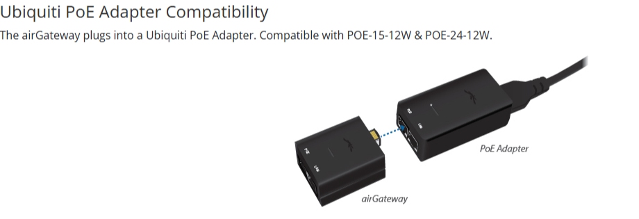 UBNT AIRGATEWAY-LR Ubnt  Ubiquiti airGateway LR Indoor AP Ext anten ürün görseli 5 - wifidepo