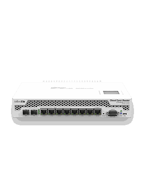 CCR1009-8G-1S-1S+-Mikrotik CCR1009-8G-1S+PC Cloud Core Router 1009-8G-1S+PC (RouterOS L6)