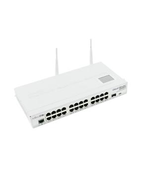 Mikrotik CRS125-24G-1S-2HnD-IN MikroTiK CRS125-24G-1S-2HnD-IN 24 Port Gigabit WiFi Router Firewall Switch ürün görseli 2 - wifidepo