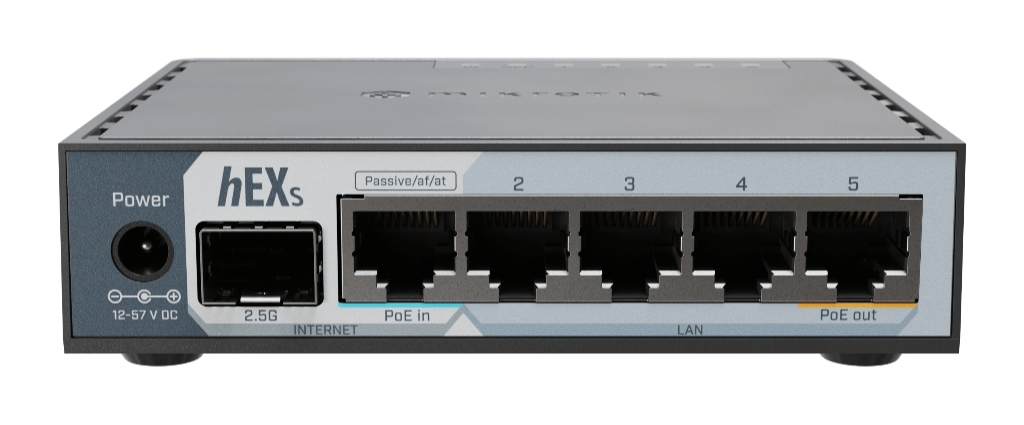 Mikrotik E60iUGS MikroTik hEX S (2025) 2.5 SFP Firewall Router ürün görseli 2 - wifidepo