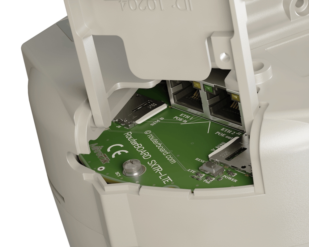 Mikrotik SXTR&FG621-EA Mikrotik SXTR&FG621-EA SXT LTE6 (2023) | LTE Cat 6, Çift Micro-SIM, Dış Mekan LTE Modem CPE ürün görseli 3 - wifidepo