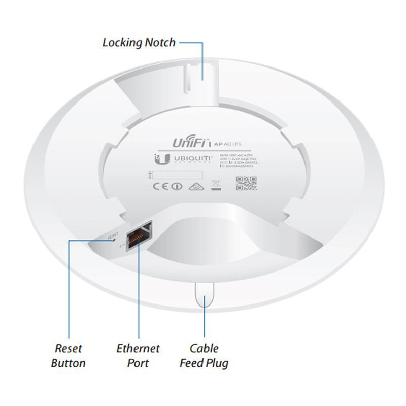 UBNT UAP-AC-LITE-5 Ubiquiti Ubnt UAP-AC-LITE-5 UniFi UAP AC Lite5 li (Adaptörsüz) ürün görseli 2 - wifidepo