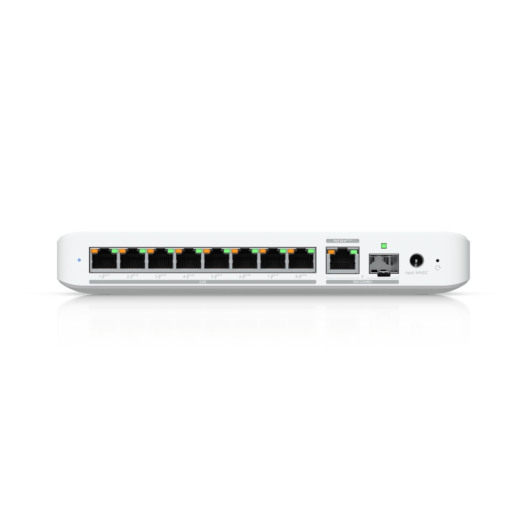 USW-Flex-2.5G-8-PoE-UBNT UniFi Flex 2.5G PoE Switch | USW-Flex-2.5G-8-PoE | 8 Port 2.5GbE PoE++, 10G Combo Uplink Switch