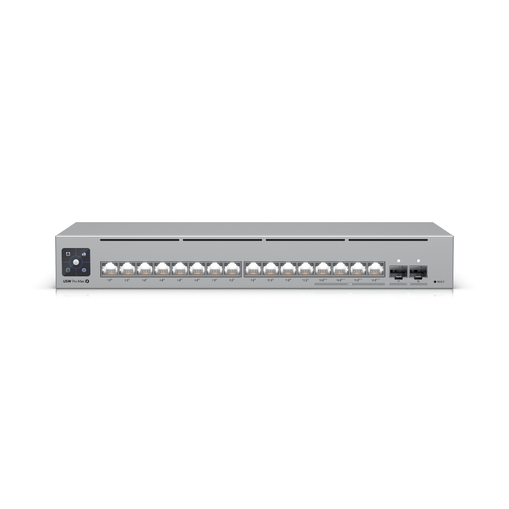 UBNT USW-Pro-Max-16-PoE UBNT UniFi Pro Max 16 PoE (USW-Pro-Max-16-PoE) | 2.5GbE PoE++ Layer 3 UniFi Switch ürün görseli 3 - wifidepo